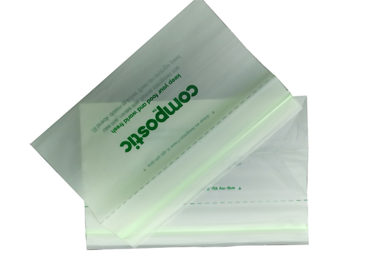 Compostable ziplock Biodegradable Reseal Bags EN13432 Certified