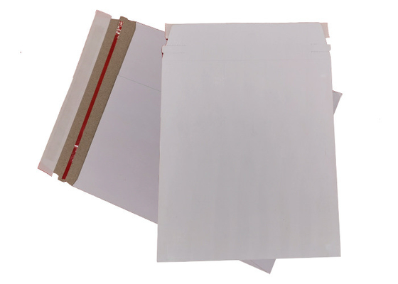 Lightweight 13x13cm Recycled Rigid Mailers White Cardboard Envelopes