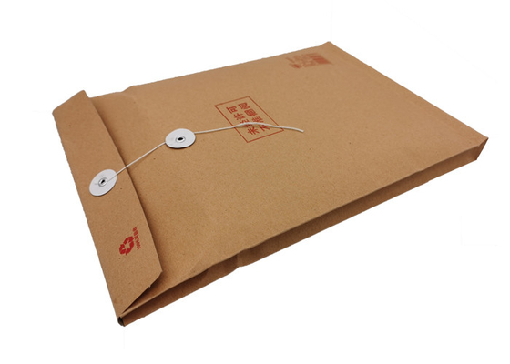 De bruine Duim van Kraftpapier 12x16 recycleerde Document Zakken met Handvatten Vriendschappelijke Eco